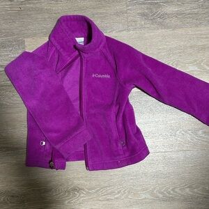 5t purple Colombia zip up girls